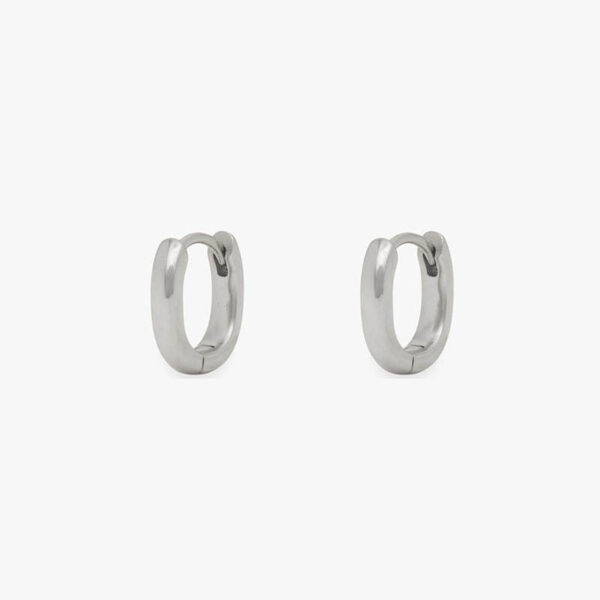 2pcs New Gold Color Square Hoop Earrings Women Men Stainless - Image 33