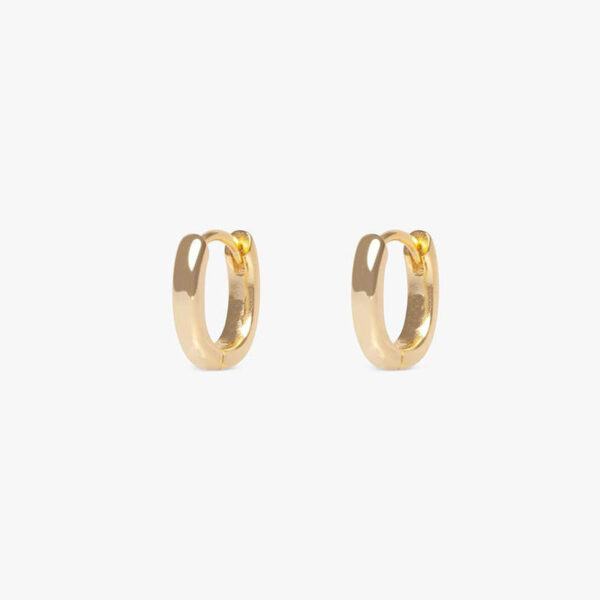 2pcs New Gold Color Square Hoop Earrings Women Men Stainless - Image 34